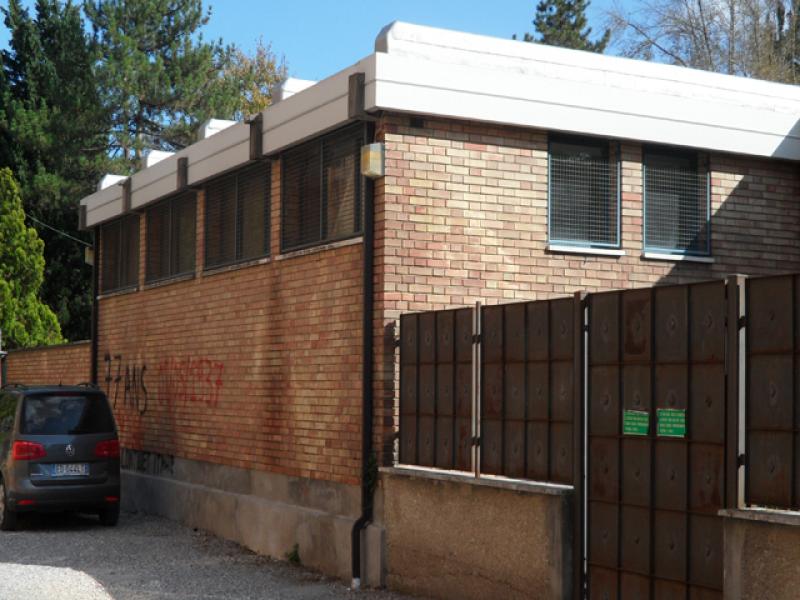 corpo di fabbrica sul retro