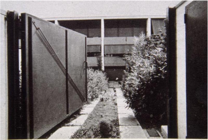 Vista di un ingresso