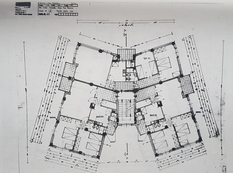 Pianta piano tipo, abitazione 1