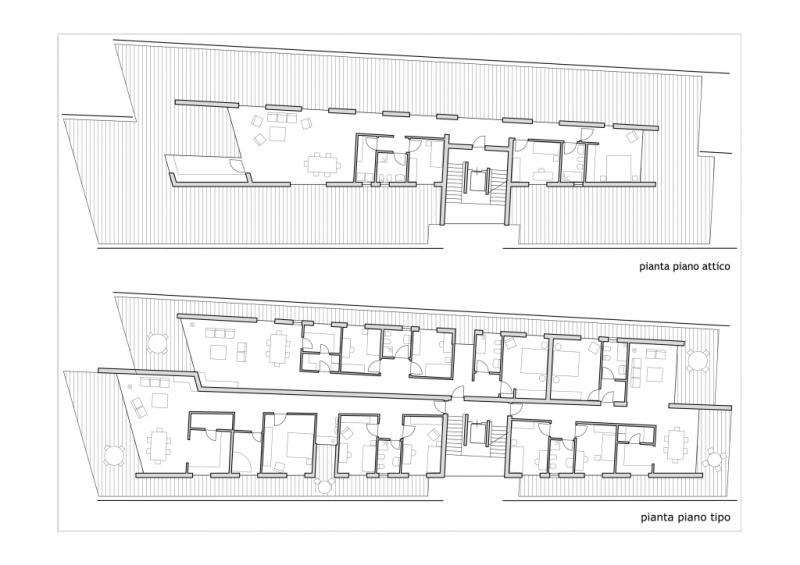 Piante piano tipo e attico