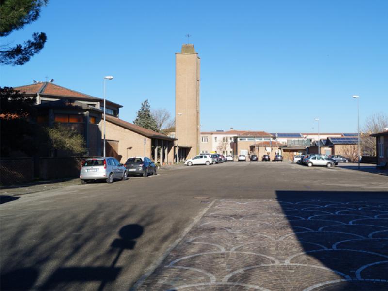 Vista del complesso da piazza San Romualdo