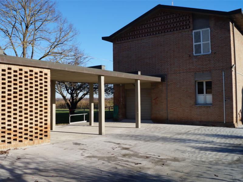 Vista del centro sociale della borgata