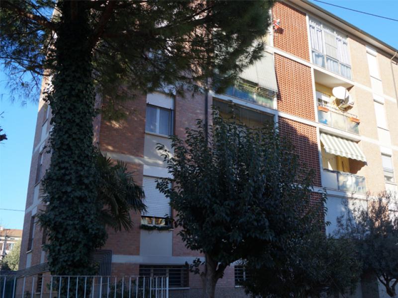 Vista del trattamento di facciata