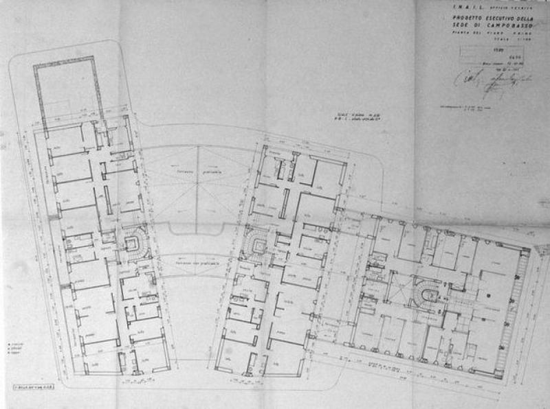 pianta piano primo (1950)