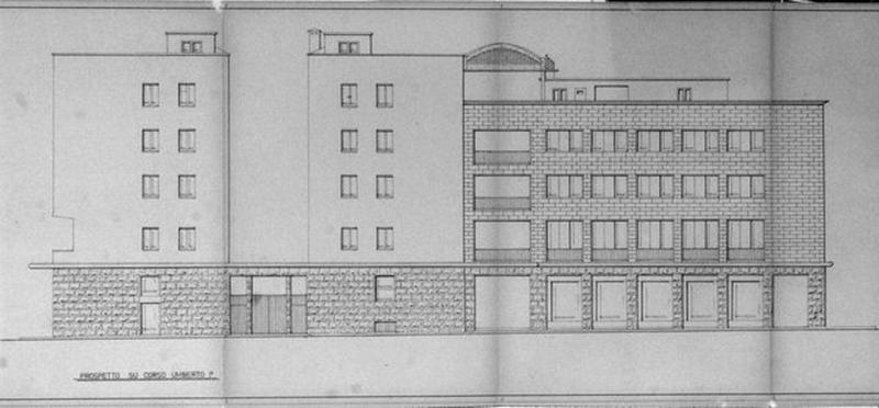prospetto su corso Umberto (1950)