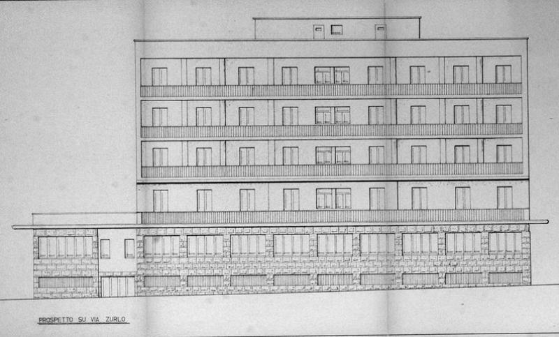 prospetto su via Zurlo (1950)