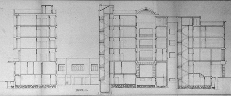 sezione longitudinale (1950)