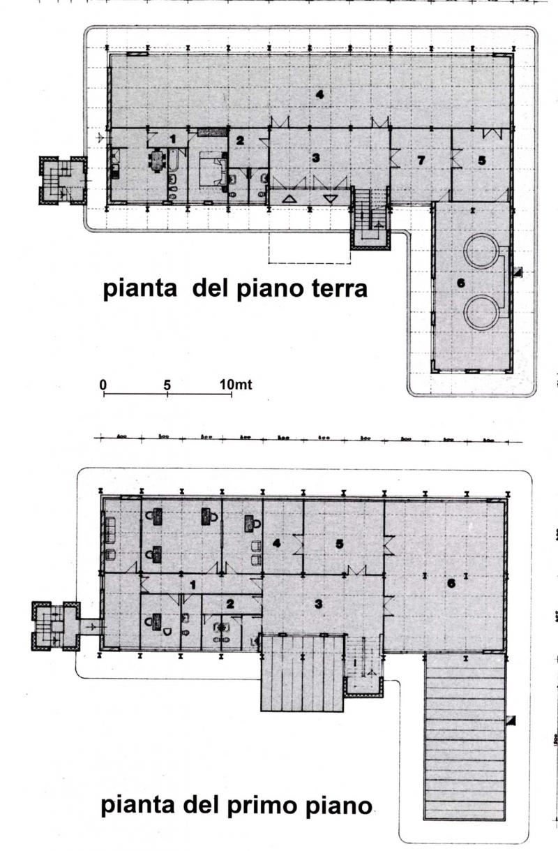 Piante piano terra e primo piano
