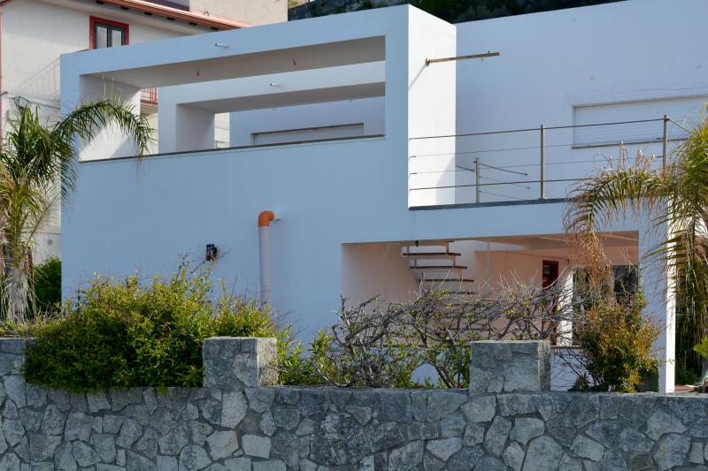 Particolare prospetto principale e terrazza