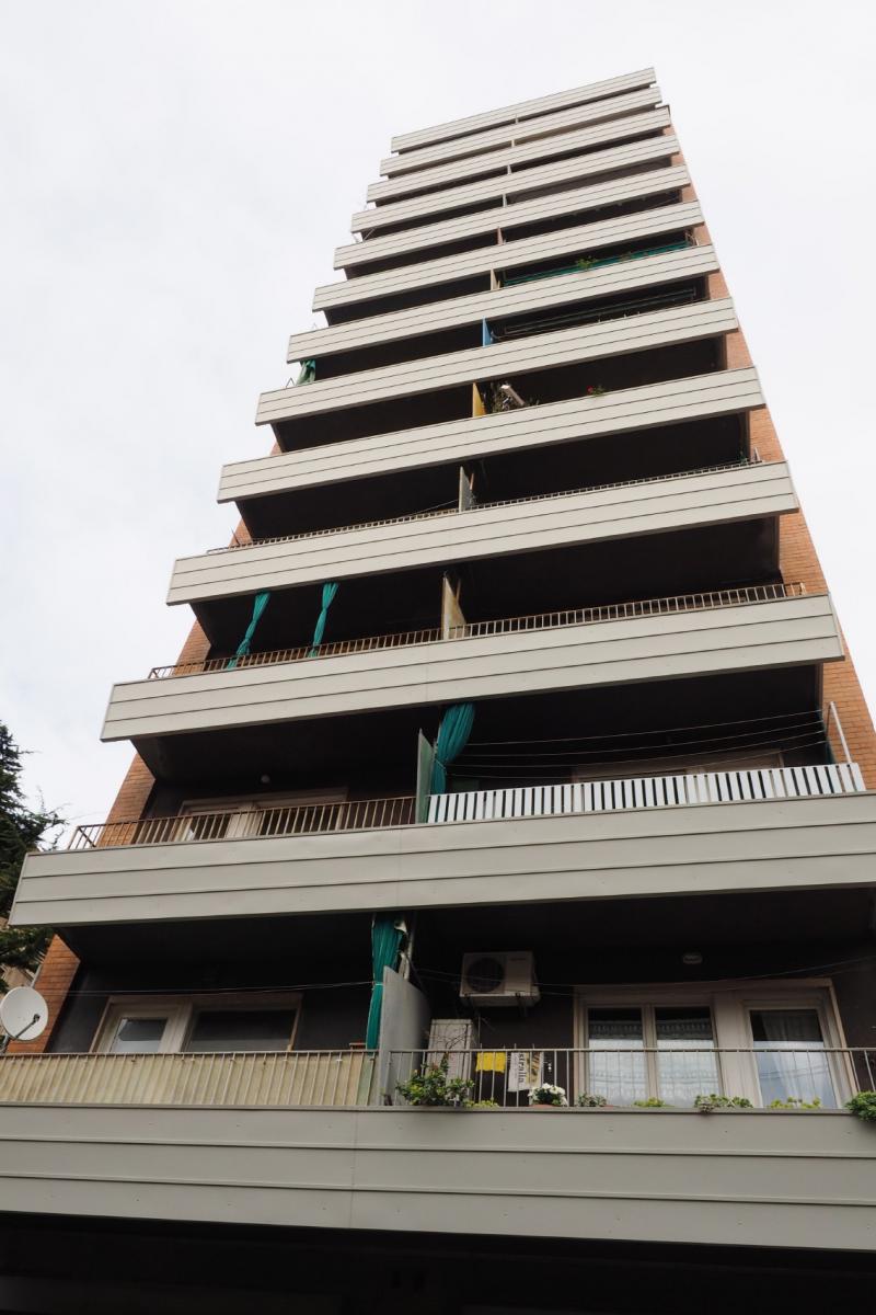 veduta del prospetto laterale