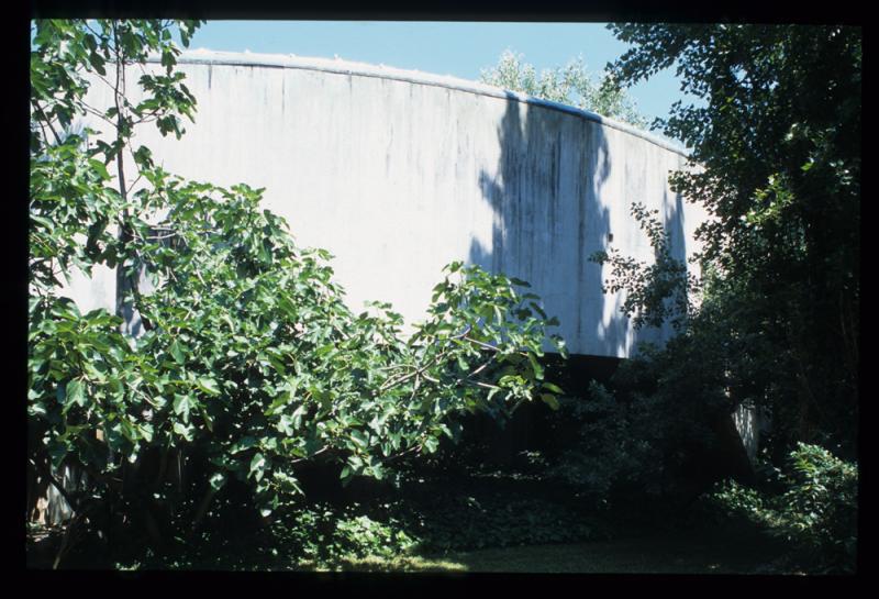 Vista del lato est della scala