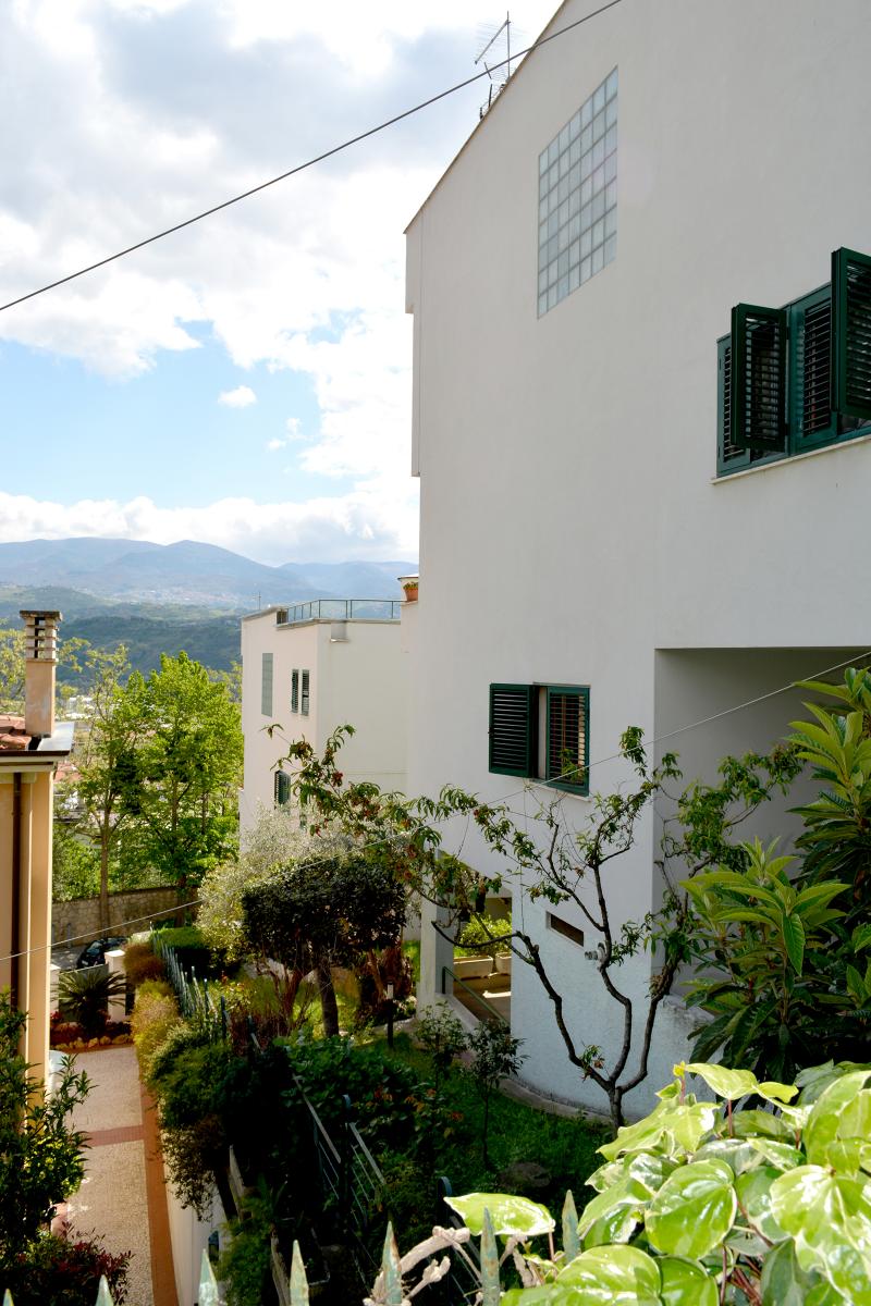 Profilo laterale del complesso da monte verso valle