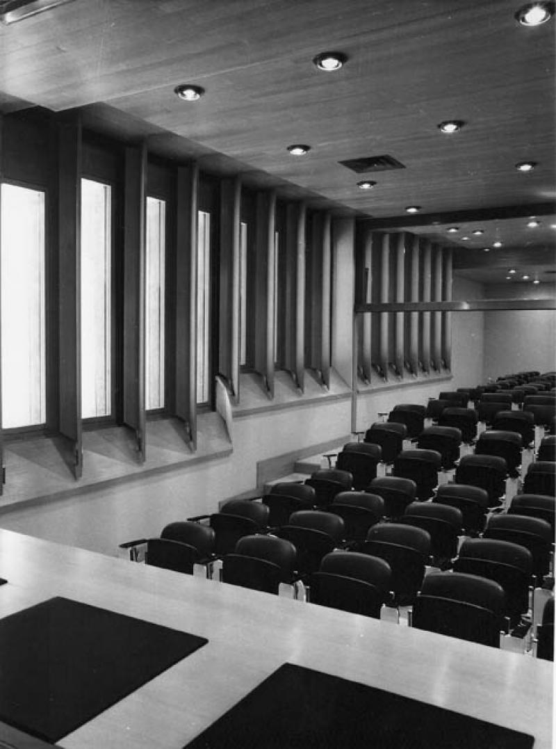 Vista interna dell'edificio dell'Istituto di Statistica