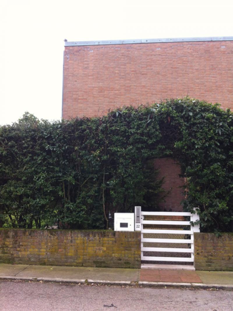 Particolare del cancello di entrata principale