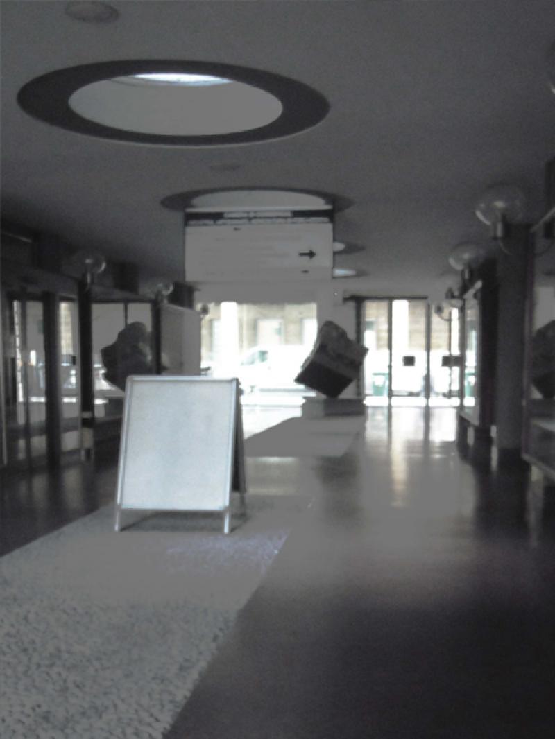 Ingresso principale, galleria al piano terra della sede della Camera di Commercio, Forlì