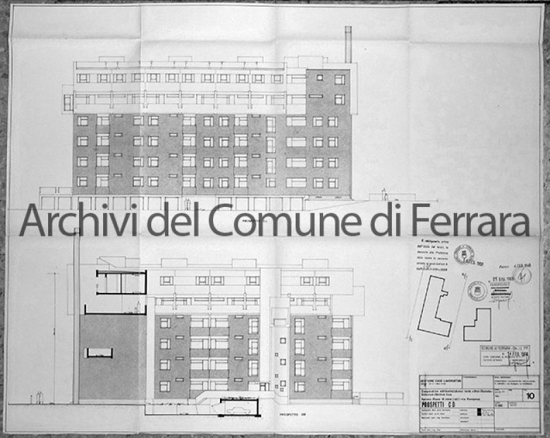 Prospetti A, B – scala 1:100 (1967)