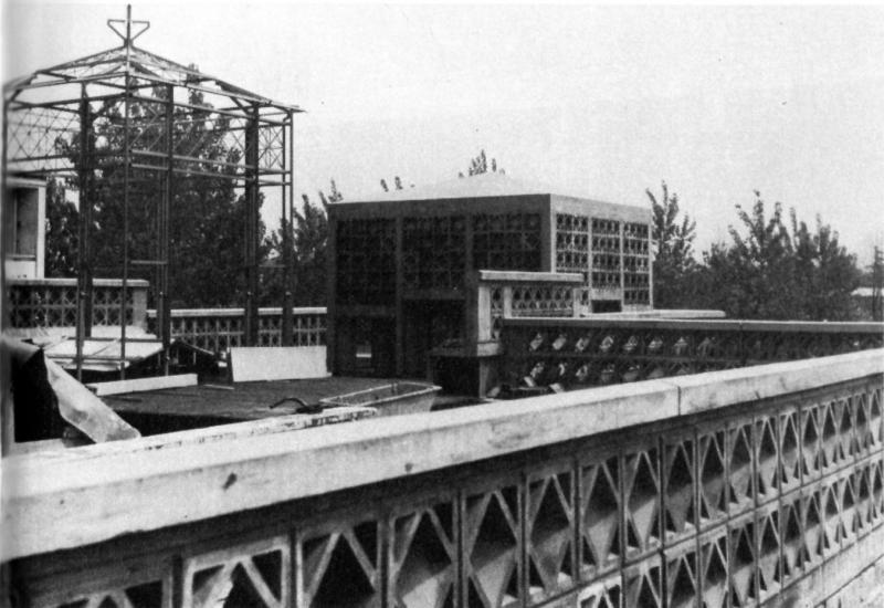 Vista della copertura praticabile dell’asilo