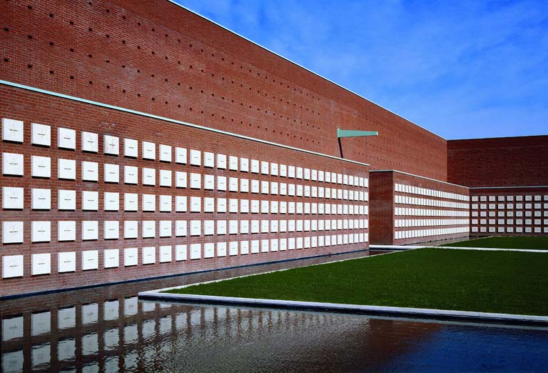 Veduta della corte. Stampa fotografica a colori