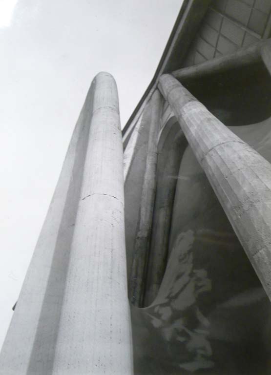 Chiesa della Beata Vergine Immacolata, Longuelo. Stampa fotografica b/n. 