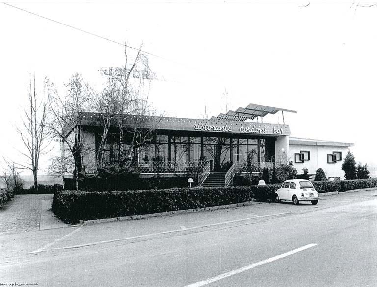 Ristorante Dordoni, Cremona. Stampa fotografica b/n.