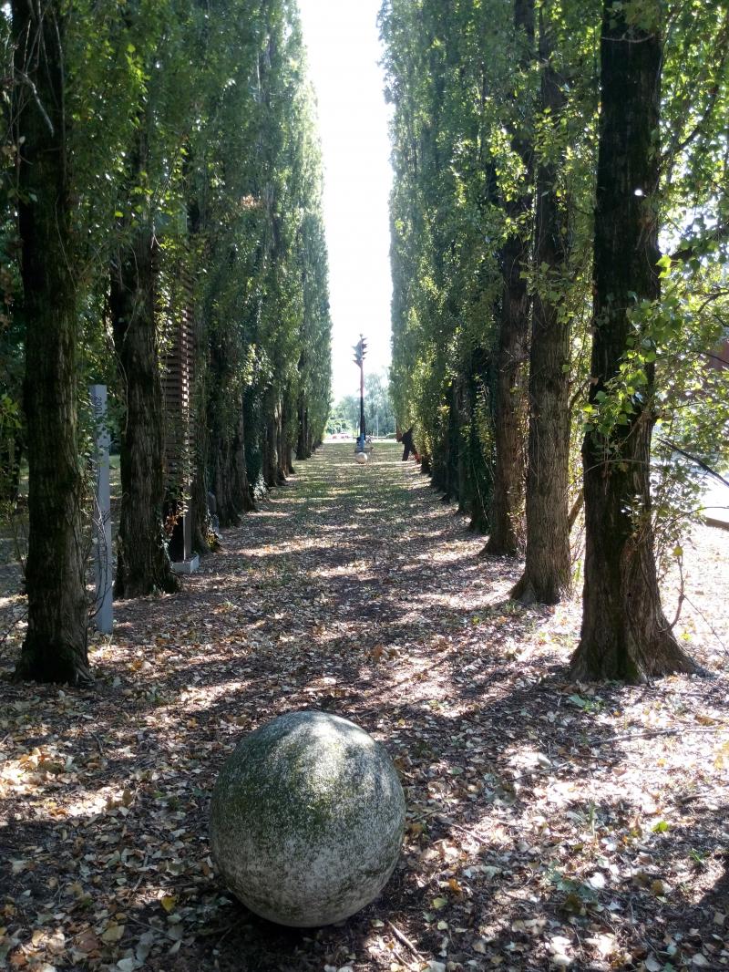 Viale principale, veduta verso ovest