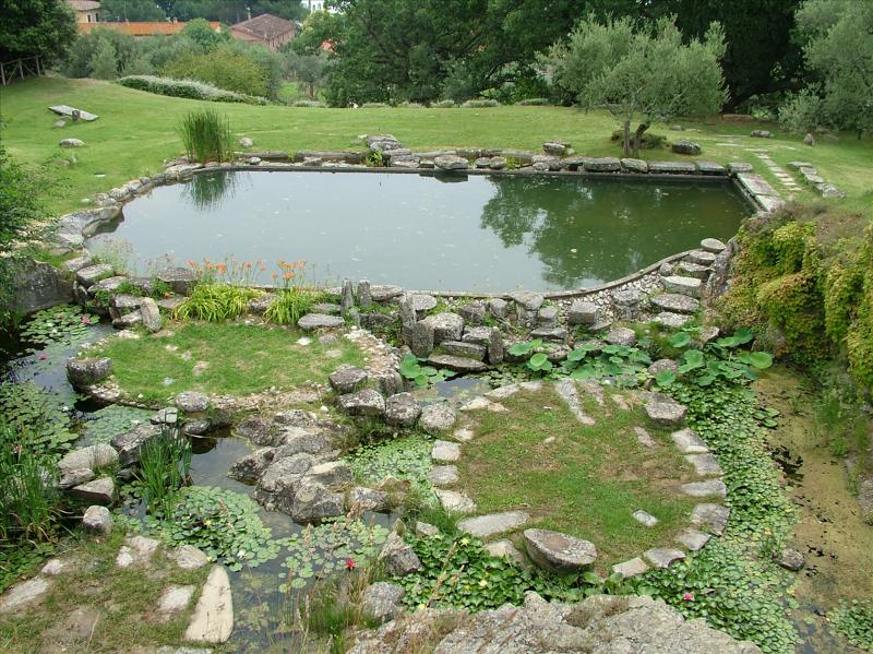 Giardino e vasca principale
