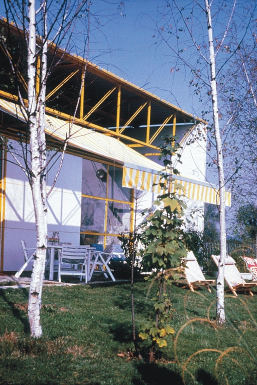 Vista dal giardino dell'unità abitativa di proprietà Lucci