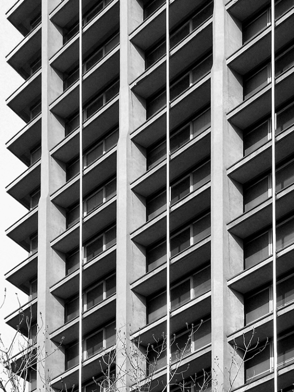 Particolare facciata torre