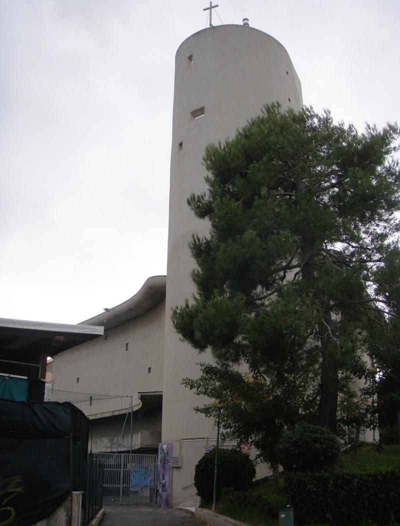 esterno, dettaglio torre