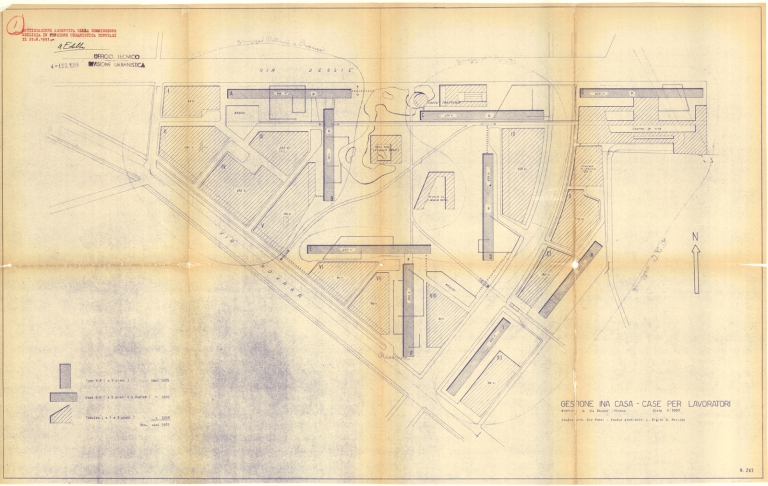Planimetria generale. Scala 1:1000, 1951