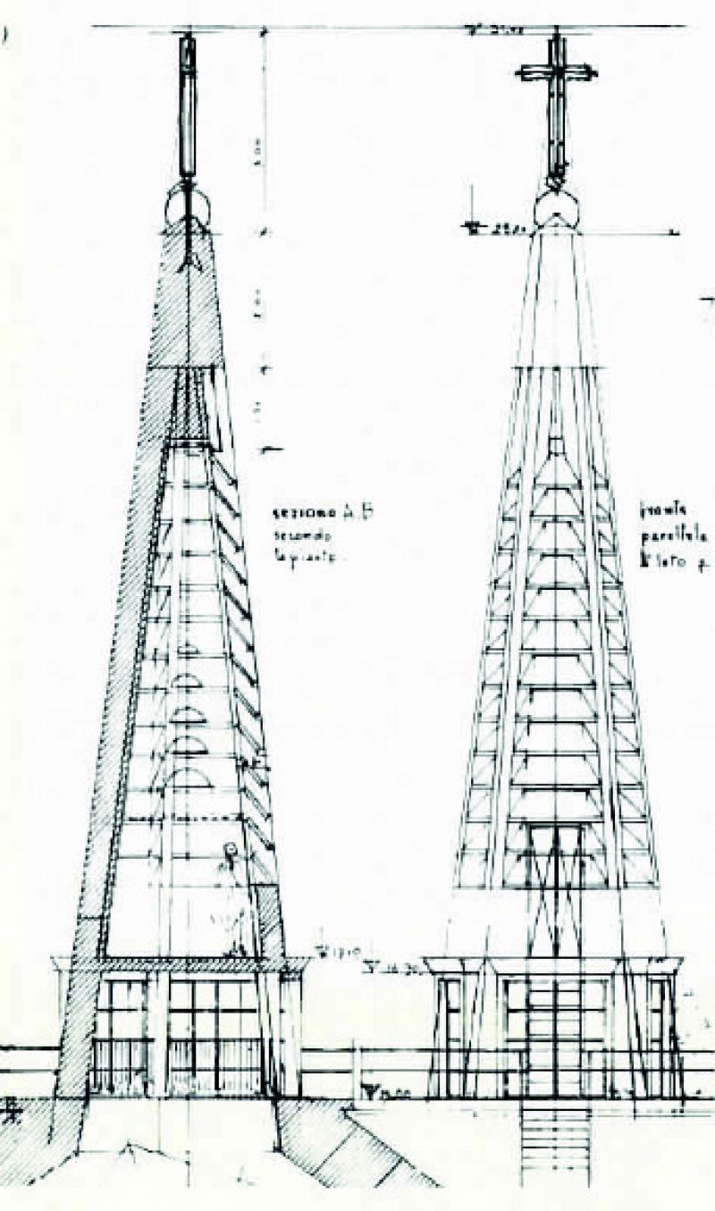 Particolare della guglia 