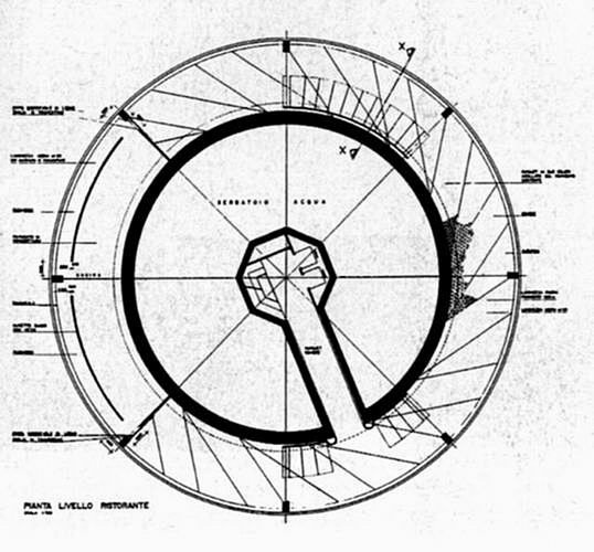 Pianta livello ristorante