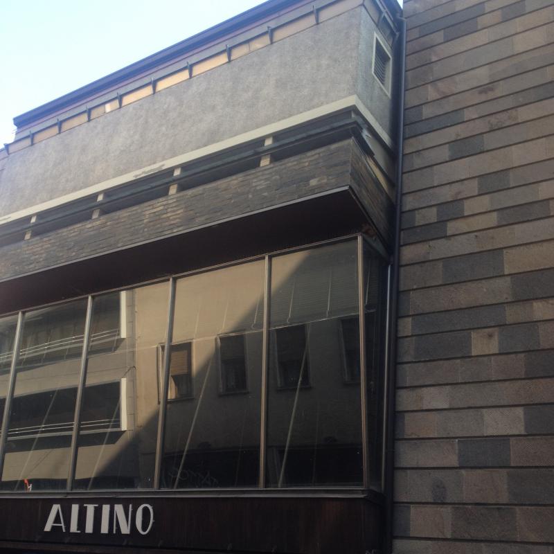 Cinema Altino. Facciata principale su via Altinate