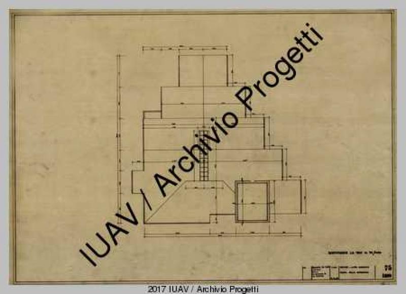 Pianta copertura (Iuav, Archivio Progetti)
