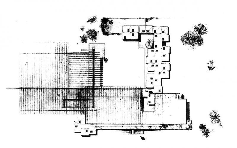Fabbrica di maglieria, planimetria (da Masiero 1996, 51)