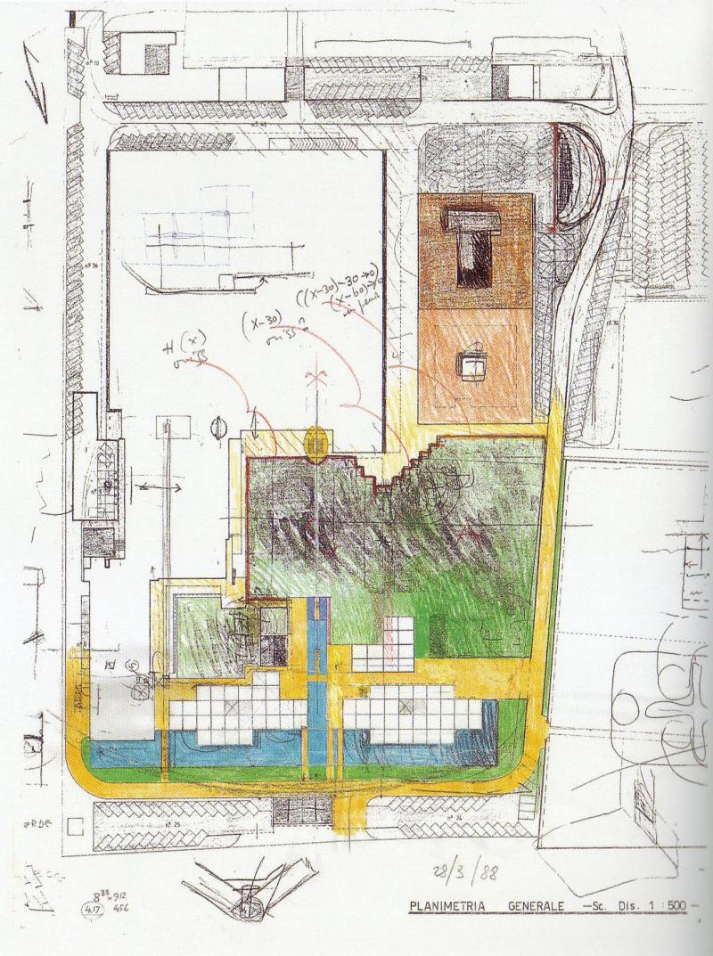 Afra e Tobia Scarpa, Studio per i passaggi pedonali, 1986-89 (da Mulazzani 2004)