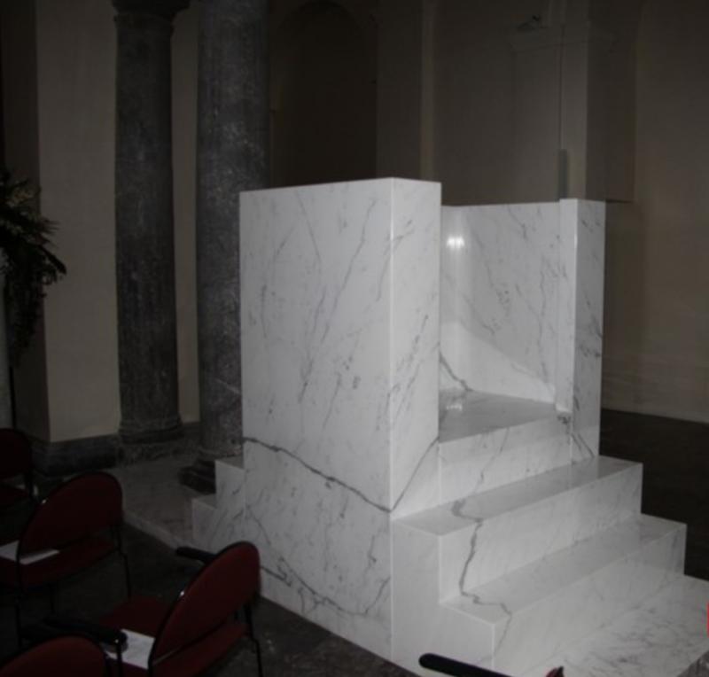 Particolare del pulpito