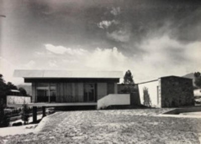 Vista della facciata sud-est 