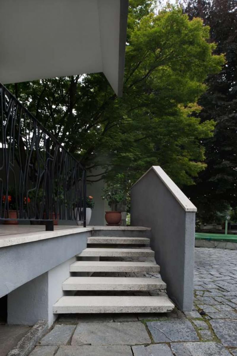 Particolare della rampa verso il giardino, 2018