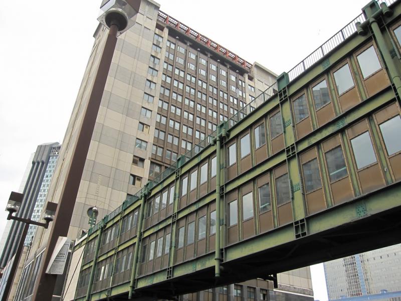 Dettaglio del ponte di collegamento