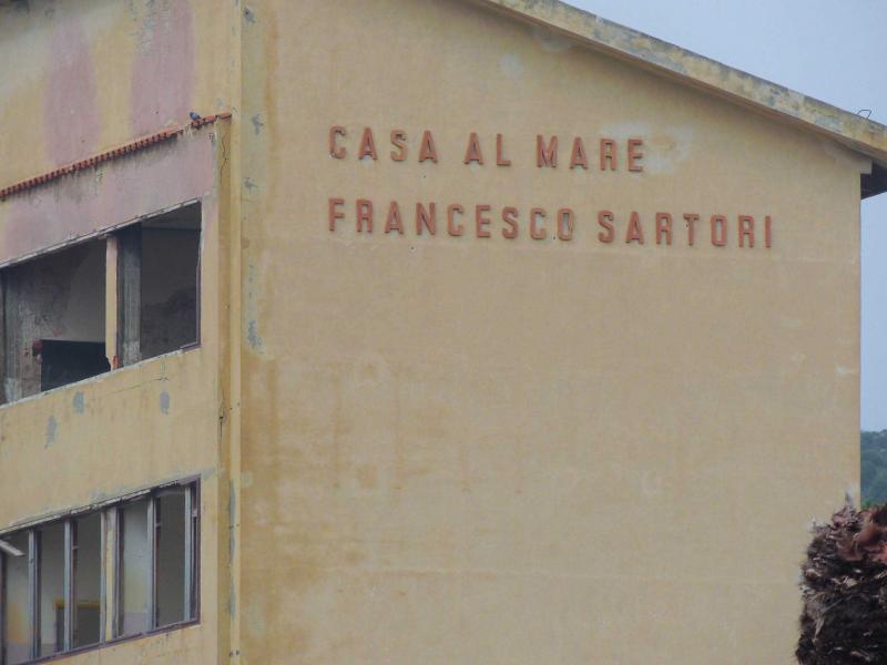 Dettaglio del prospetto laterale