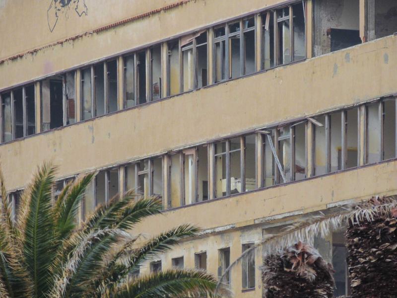 Particolare del prospetto, stato conservativo