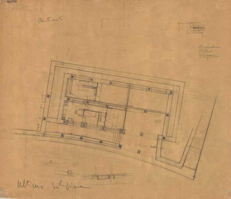Villa Ferri, pianta