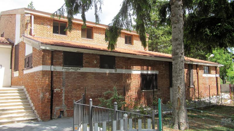 volume didattico, fronte sud