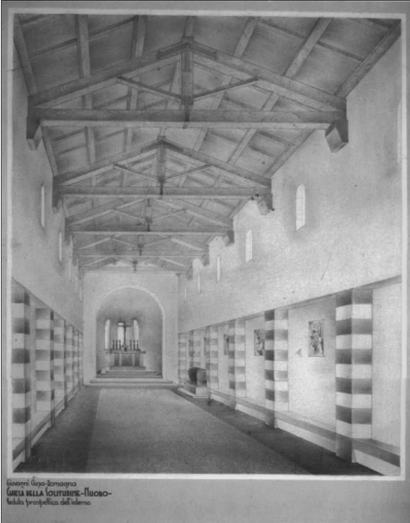 Tavola prospettica dell'interno