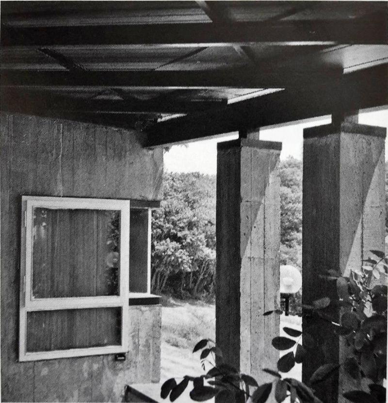 Villa Capuzzo. Particolare loggia
