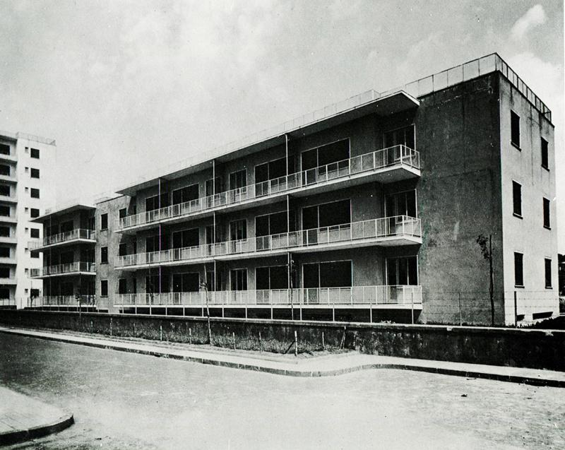 Prospetto di una delle palazzine
