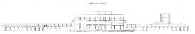 Prospetto corpo centrale 