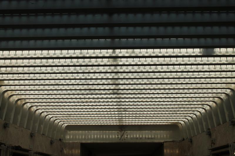 Particolare copertura galleria