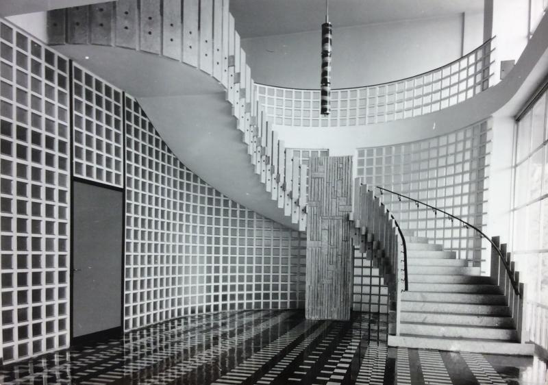 La scala interna nell’atrio, 1965 circa 